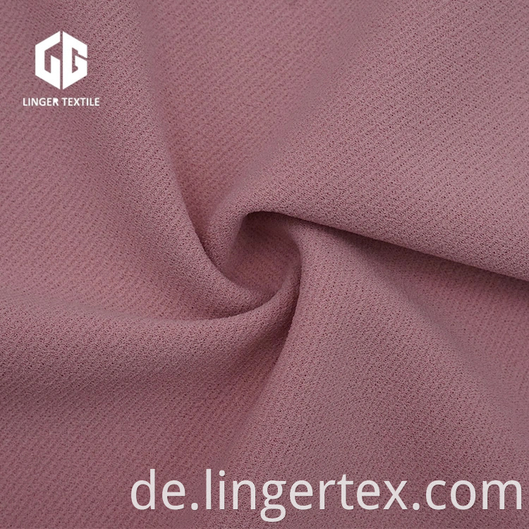 Twill-Strickgewebe Polyester-Krepp-Twill-Stoffe mit Spandex